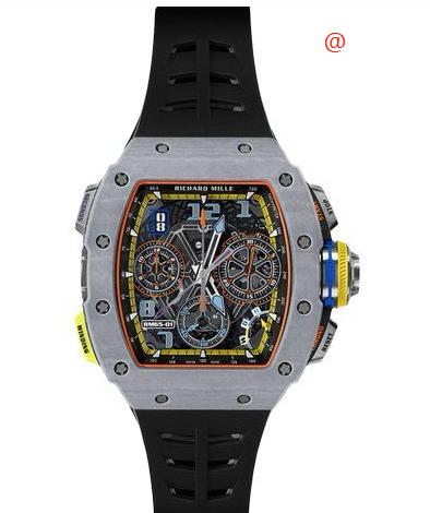 NEW RICHARD MILLE RM65-01 CA GREY QUARTZ TPT